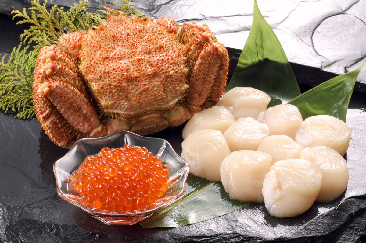 毛蟹・いくら・帆立セット