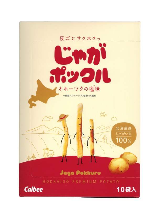じゃがポックル　オホーツクの焼塩味　18ｇ×10袋入