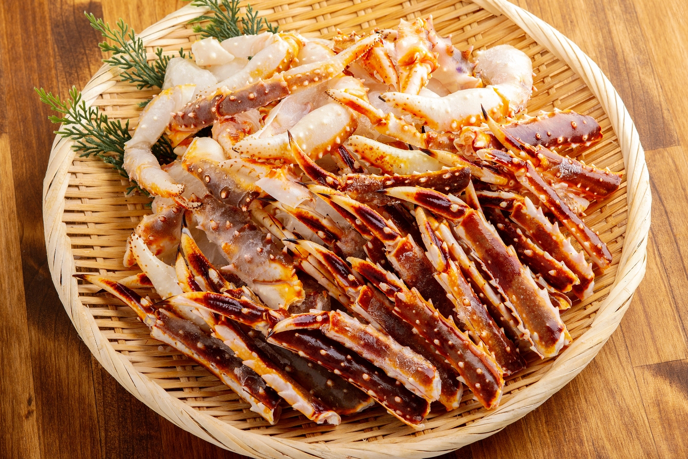 北海道産　生冷たらば蟹　カット済み　1kg