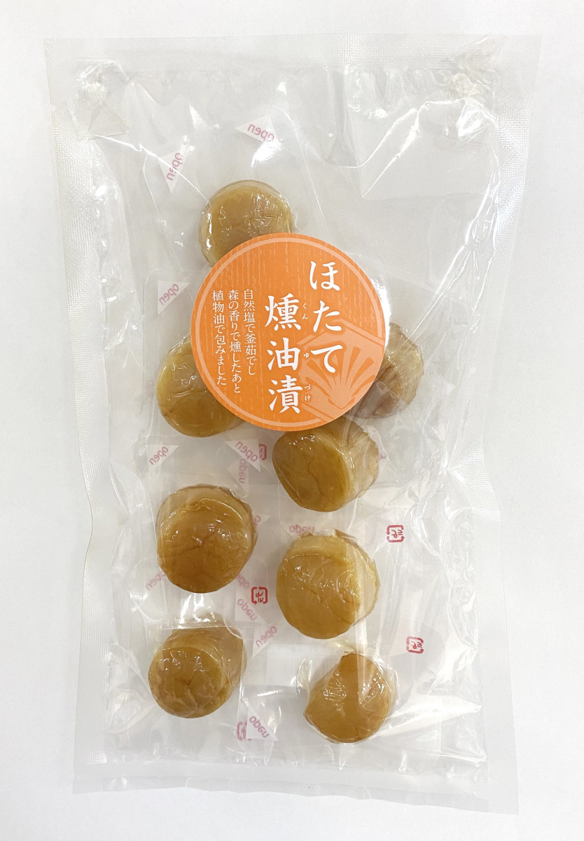 しんや　ほたて燻油漬　110ｇ